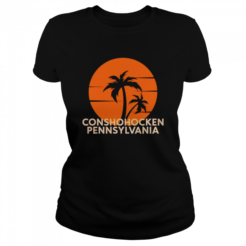 Conshohocken Pennsylvania Palm Trees Shirt 1 » Cool Gifts for You - Mfamilygift Conshohocken Pennsylvania Palm Trees Shirt 1