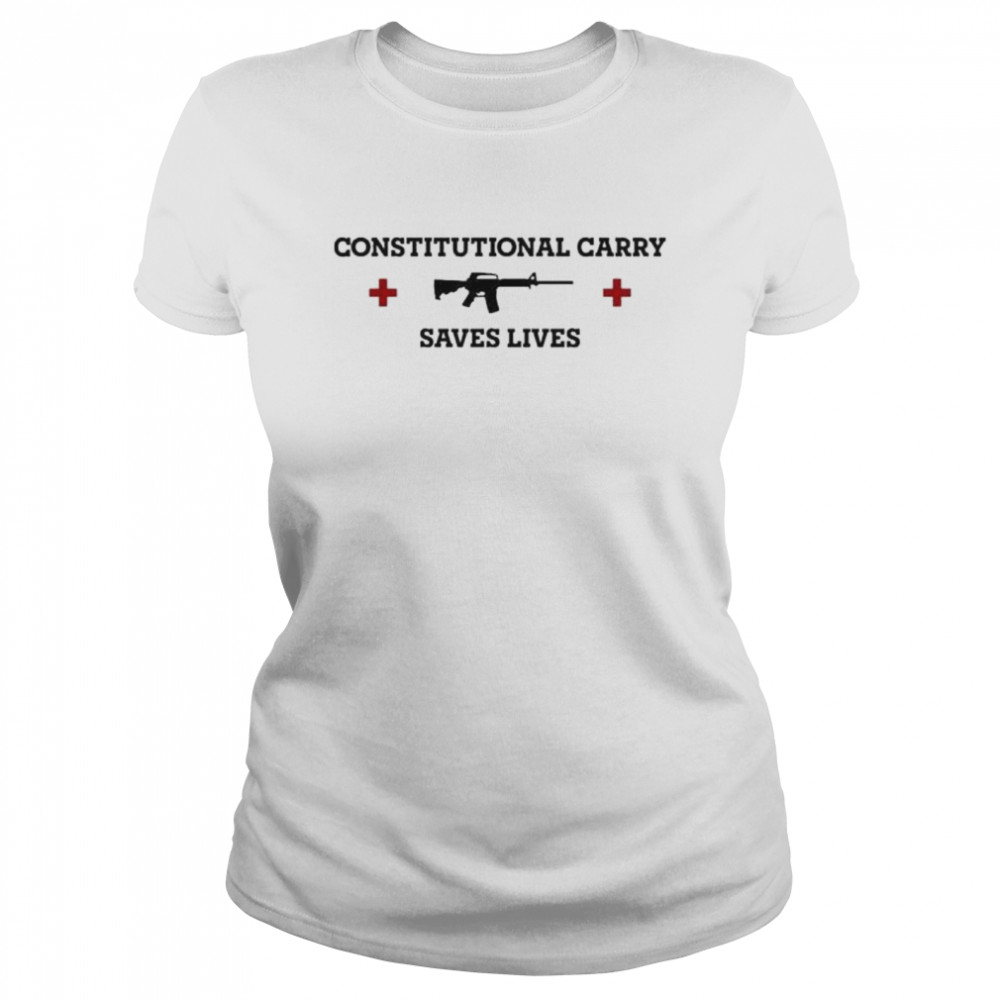 Constitutional Carry Saves Lives Shirt 1 » Cool Gifts for You - Mfamilygift Constitutional Carry Saves Lives Shirt 1