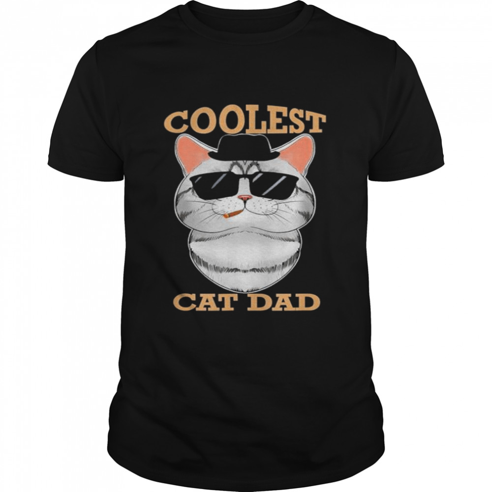 Coolest Cat Dad I American Shorthair Cat Dad Shirt