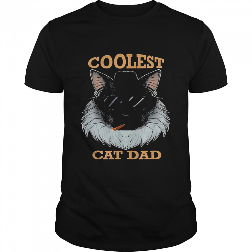 Coolest Cat Dad I Maine Coon Cat Shirt