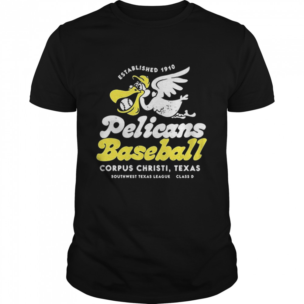 Corpus Christi Pelicans Texas Vintage Minor League Baseball T-Shirt Corpus Christi Pelicans Texas Vintage Minor League Baseball T-Shirt