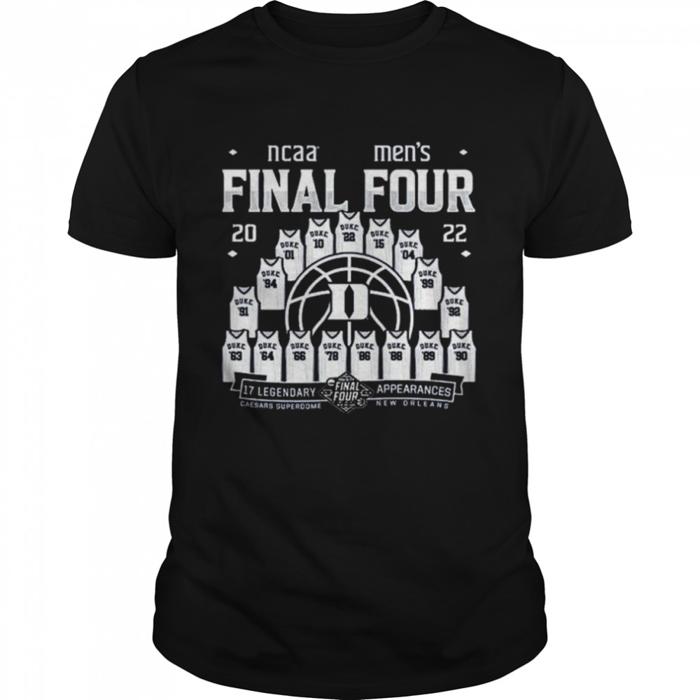 Duke Blue Devils Blue 84 2022 Ncaa Men’S Basketball Tournament March Madness Final Four Jersey T-Shirt