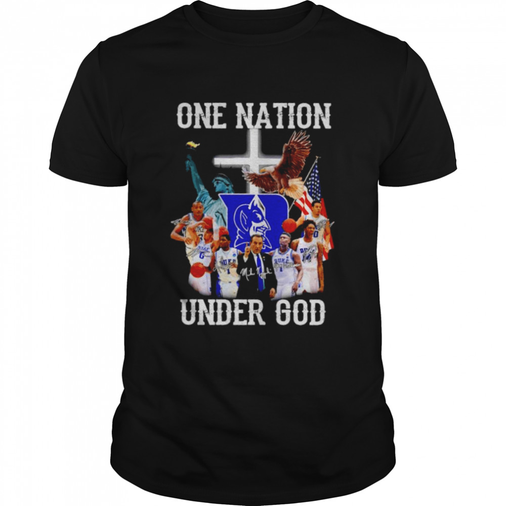 Duke Blue Devils One Nation Under God Shirt Duke Blue Devils One Nation Under God Shirt