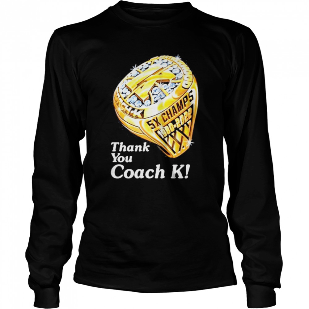 Duke Blue Devils Thank You Coach K Ring Shirt 2 » Cool Gifts for You - Mfamilygift Duke Blue Devils Thank You Coach K Ring Shirt 2