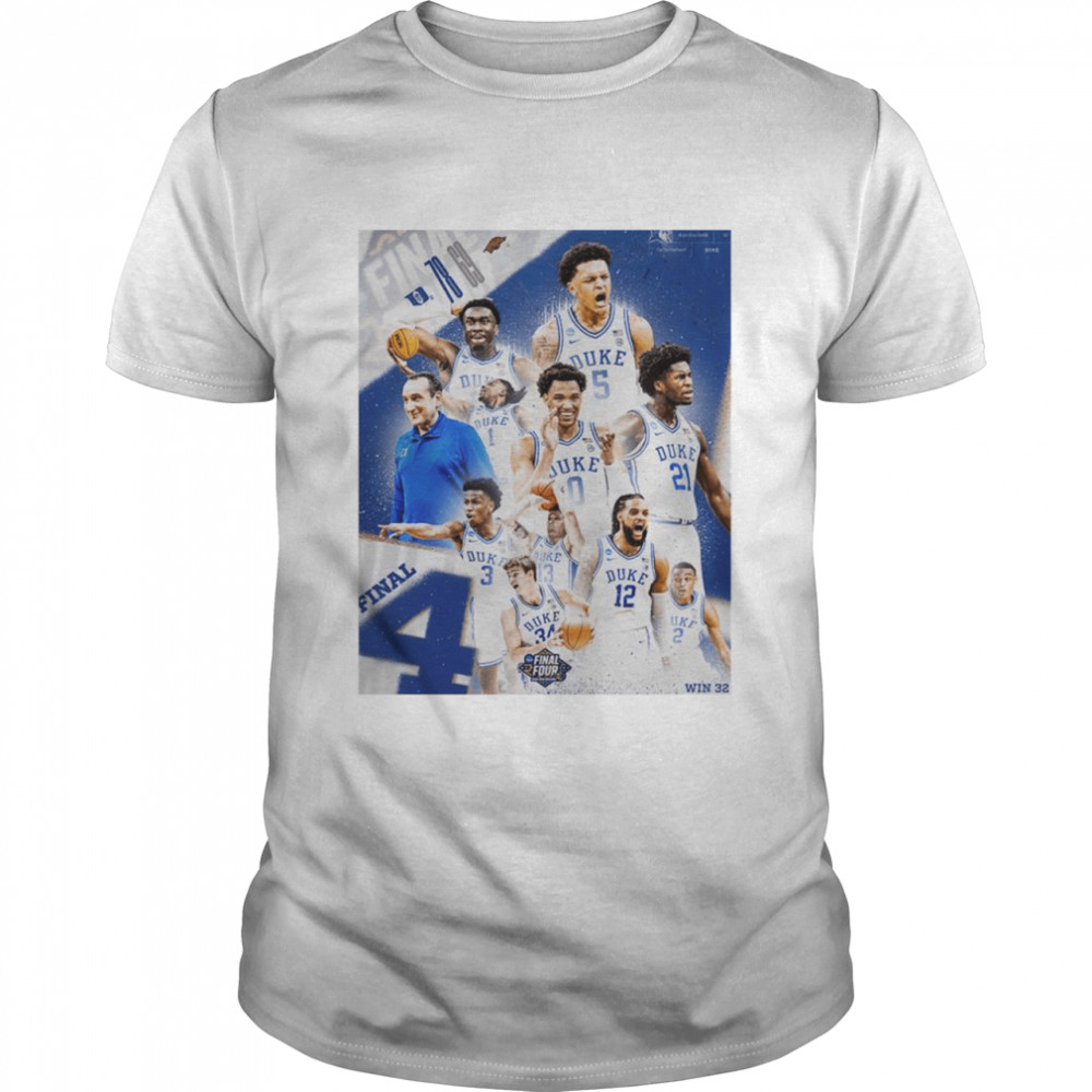 Duke Blue Devils West Champs Poster Shirt Duke Blue Devils West Champs Poster Shirt
