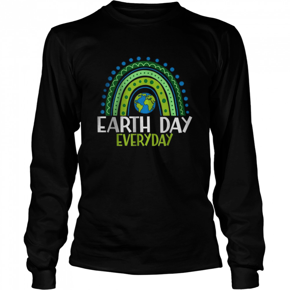 Earth Day Shirt Teacher Earth Day Everyday Rainbow Earth Day T-Shirt 2 » Cool Gifts for You - Mfamilygift Earth Day Shirt Teacher Earth Day Everyday Rainbow Earth Day T-Shirt 2