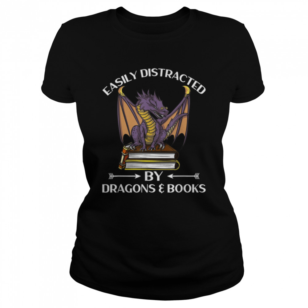 Easily Distracted By Dragon And Books Nerds Books Love T-Shirt B09w8n5lrm 1 » Cool Gifts for You - Mfamilygift Easily Distracted By Dragon And Books Nerds Books Love T-Shirt B09w8n5lrm 1