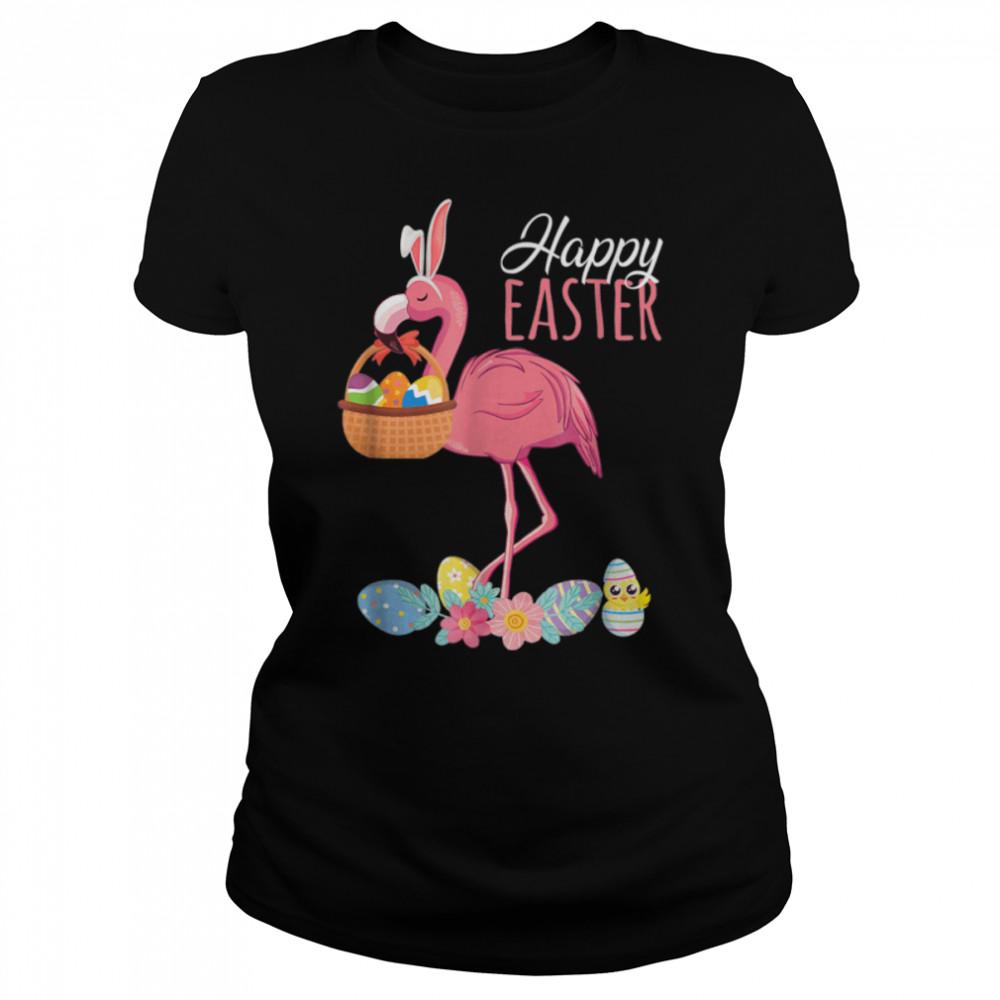 Easter Day Flamingo With Easter Egg Basket Hunting T-Shirt B09w67bfnk 1 » Cool Gifts for You - Mfamilygift Easter Day Flamingo With Easter Egg Basket Hunting T-Shirt B09w67bfnk 1