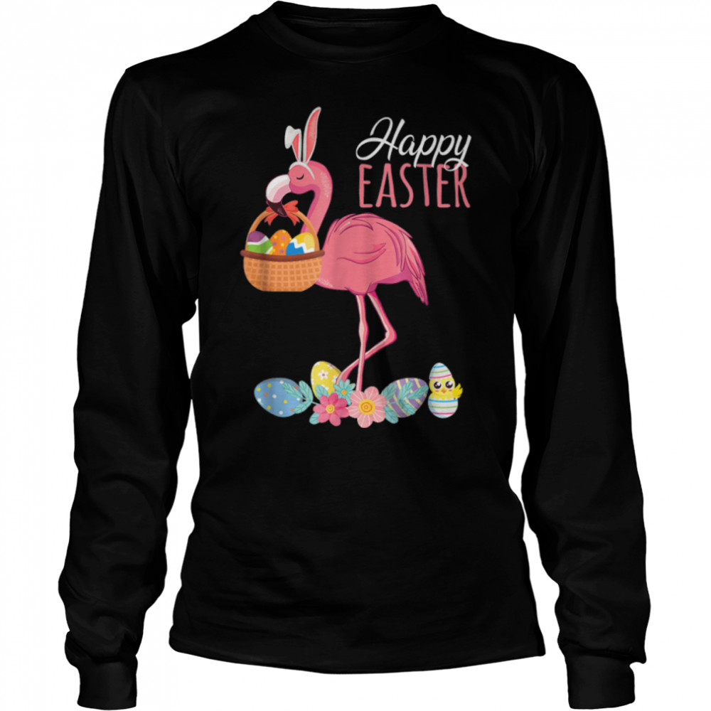 Easter Day Flamingo With Easter Egg Basket Hunting T-Shirt B09w67bfnk 2 » Cool Gifts for You - Mfamilygift Easter Day Flamingo With Easter Egg Basket Hunting T-Shirt B09w67bfnk 2
