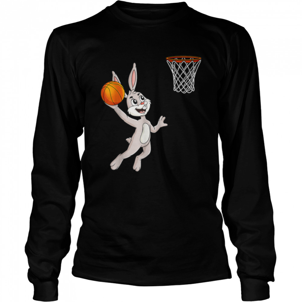 Easter Day Rabbit Dunking A Basketball Funny Boys Girls Kids T-Shirt B09wcv68z6 2 » Cool Gifts for You - Mfamilygift Easter Day Rabbit Dunking A Basketball Funny Boys Girls Kids T-Shirt B09wcv68z6 2