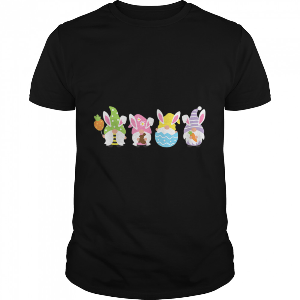 Easter Egg Hunting Basket Easter Gnomes Bunny Easter Gifts T-Shirt B09w679cg1
