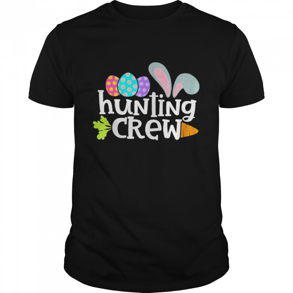 Easter Egg Hunting Crew Retro Happy Easter Shirt Easter Egg Hunting Crew Retro Happy Easter Shirt