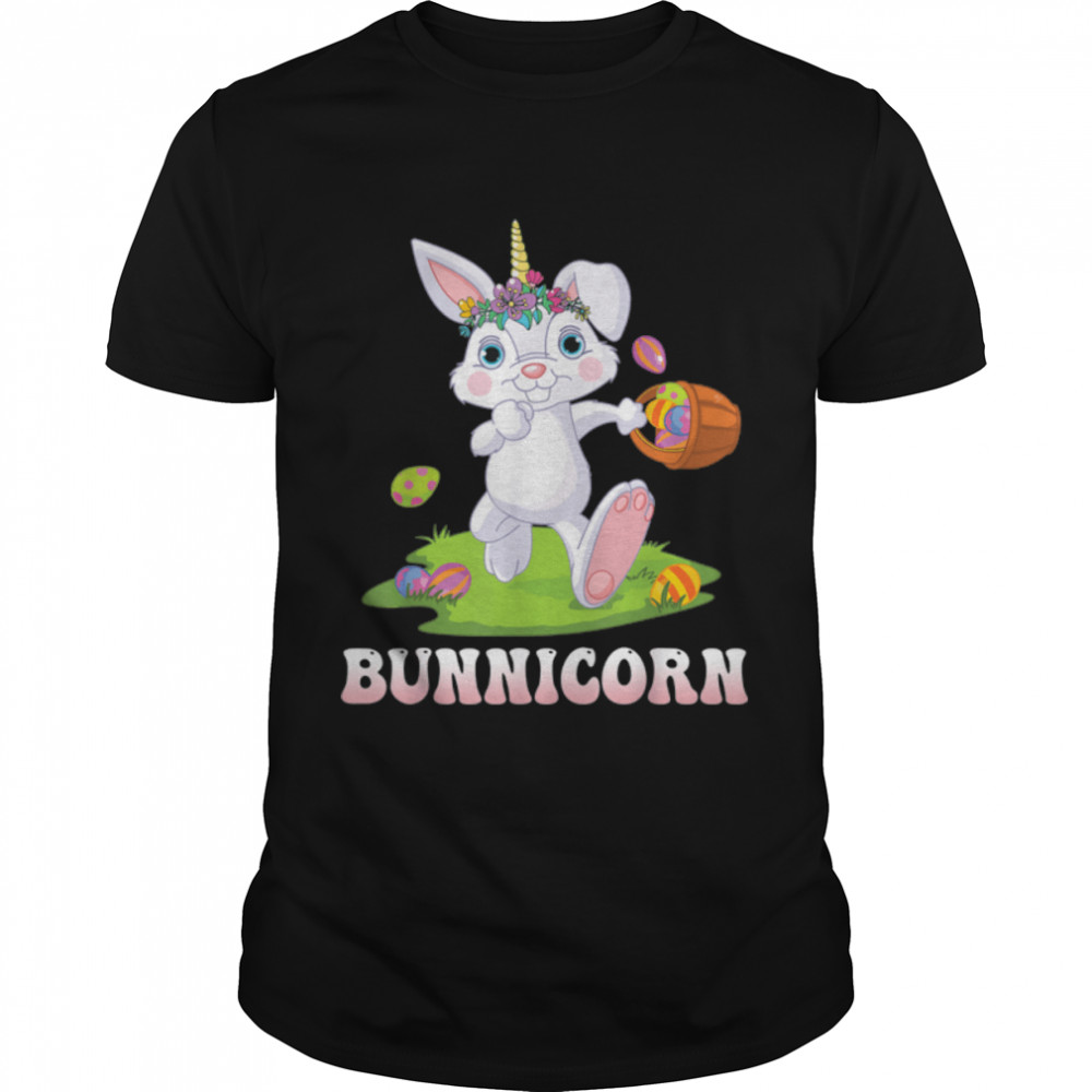 Easter Eggs Bunnicorn Bunny Unicorn Happy Easter T-Shirt B09w9568yf