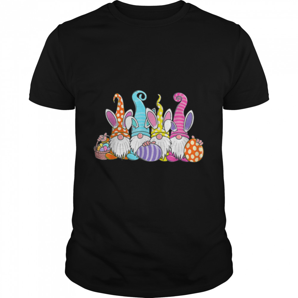 Easter Gnomes Easter Egg Hunting Basket Bunny Easter T-Shirt B09w5rht1s