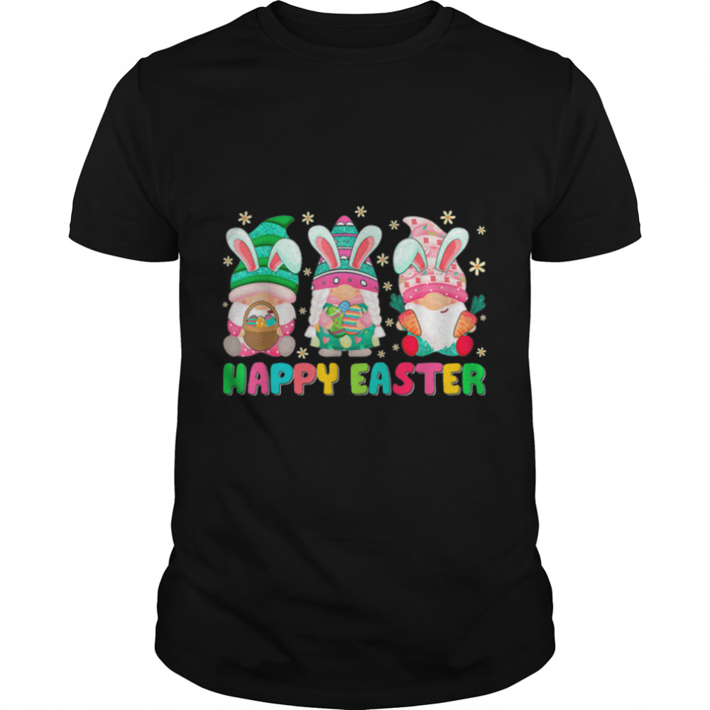 Easter Squad Funny Gnome Bunny Egg Hunting Matching Family T-Shirt B09vnpvt2s