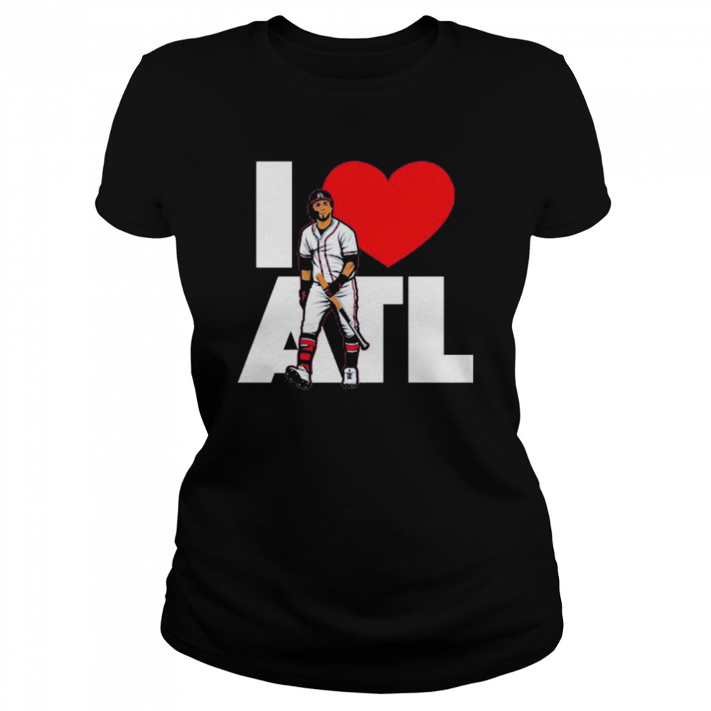 Eddie Rosario I Love Atlanta T-Shirt 1 » Cool Gifts for You - Mfamilygift Eddie Rosario I Love Atlanta T-Shirt 1