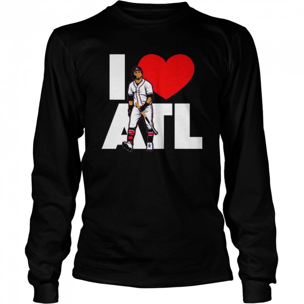 Eddie Rosario I Love Atlanta T-Shirt 2 » Cool Gifts for You - Mfamilygift Eddie Rosario I Love Atlanta T-Shirt 2