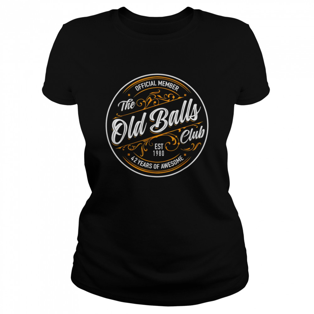 Est 1980 42Th Birthday Old Balls Club 42 Years Of Awesome Shirt 1 » Cool Gifts for You - Mfamilygift Est 1980 42Th Birthday Old Balls Club 42 Years Of Awesome Shirt 1