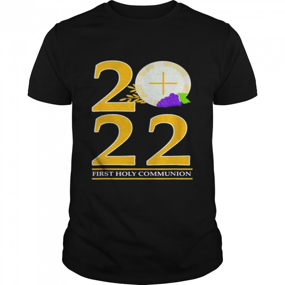 Eucharist Host Catholic My First Holy Communion 2022 Shirt Eucharist Host Catholic My First Holy Communion 2022 Shirt