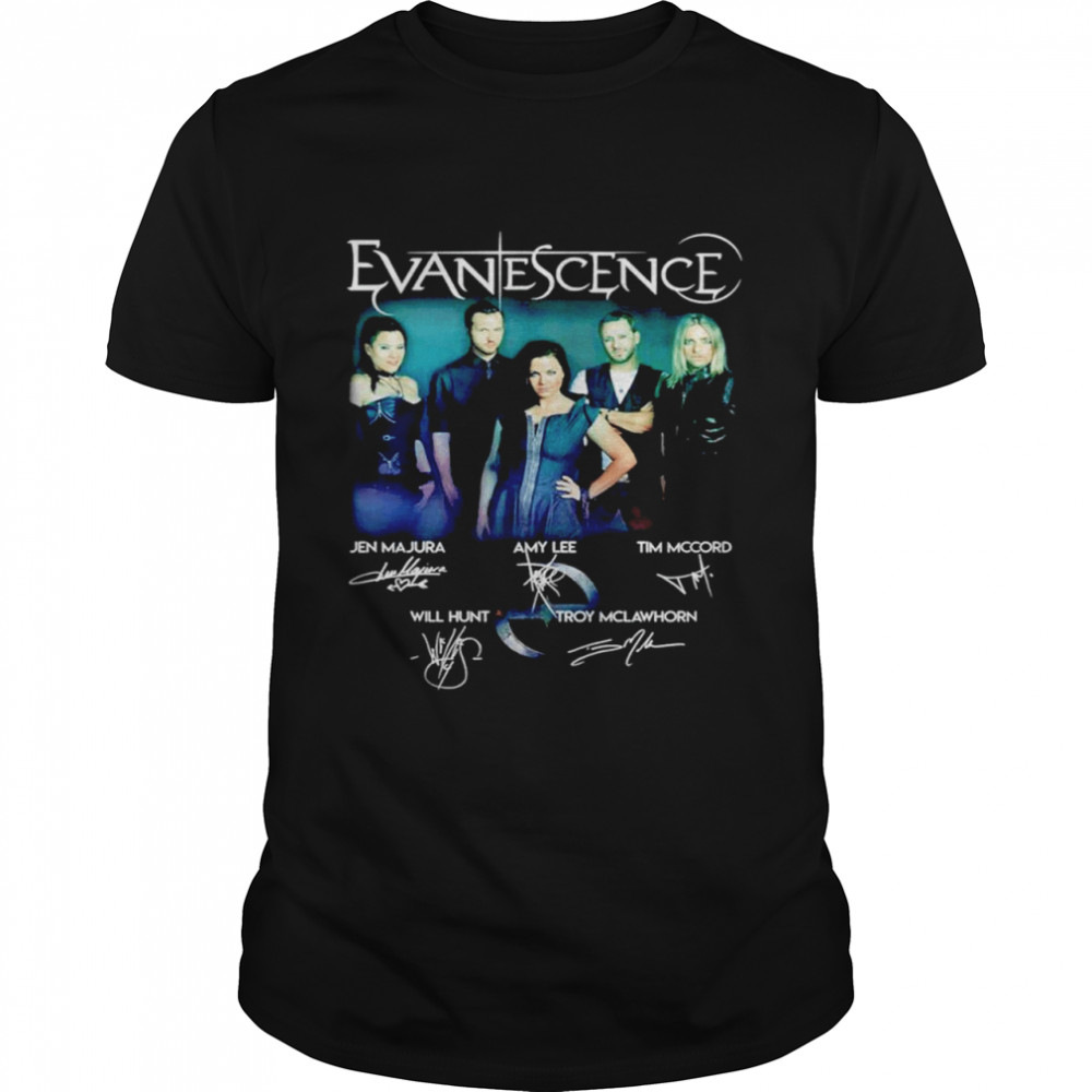 Evane Scence Signatures Shirt Evane Scence Signatures Shirt