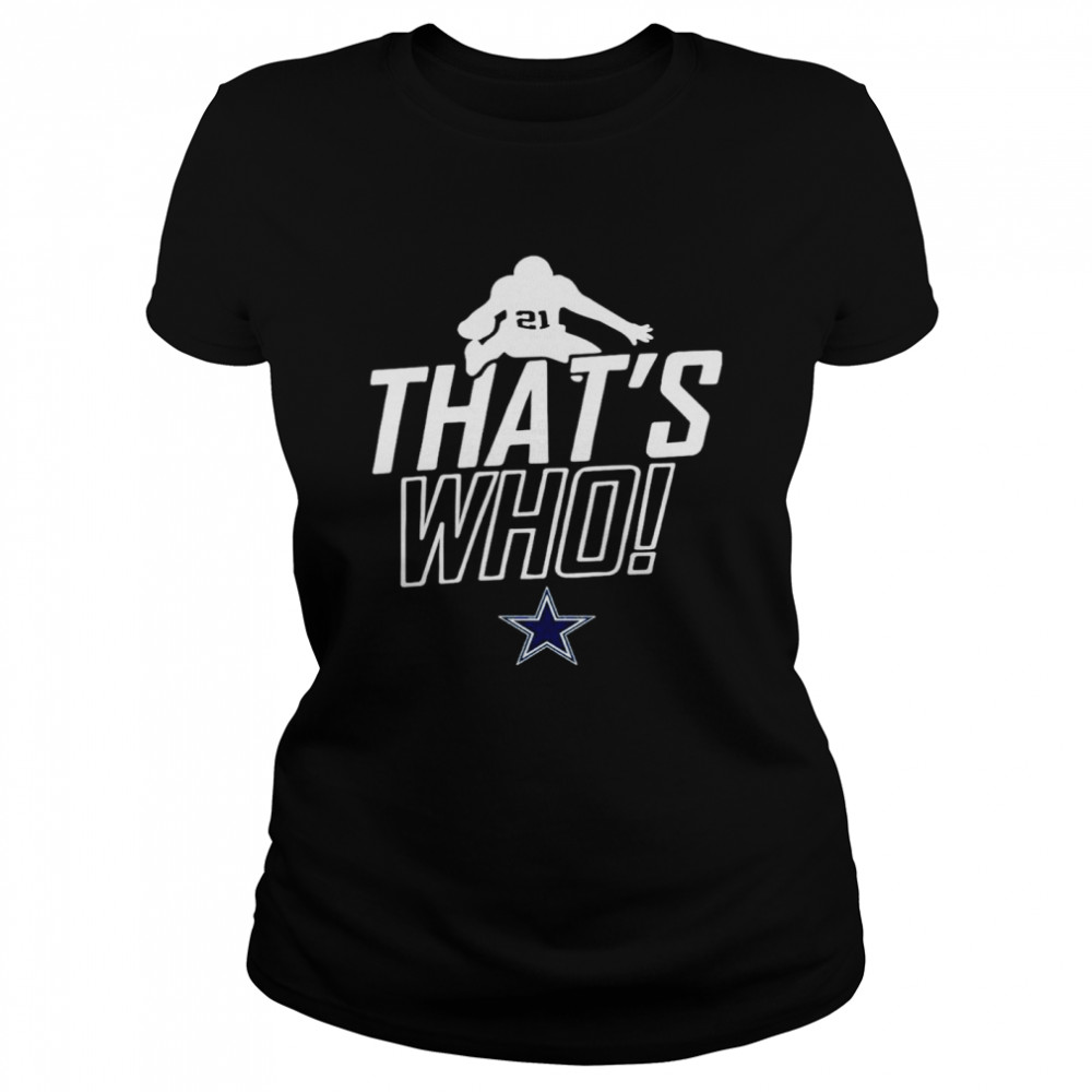 Ezekiel Elliott That’S Who Dallas Cowboys Shirt 1 » Cool Gifts for You - Mfamilygift Ezekiel Elliott That’S Who Dallas Cowboys Shirt 1
