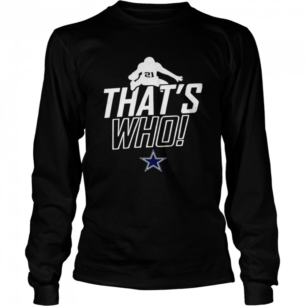 Ezekiel Elliott That’S Who Dallas Cowboys Shirt 2 » Cool Gifts for You - Mfamilygift Ezekiel Elliott That’S Who Dallas Cowboys Shirt 2