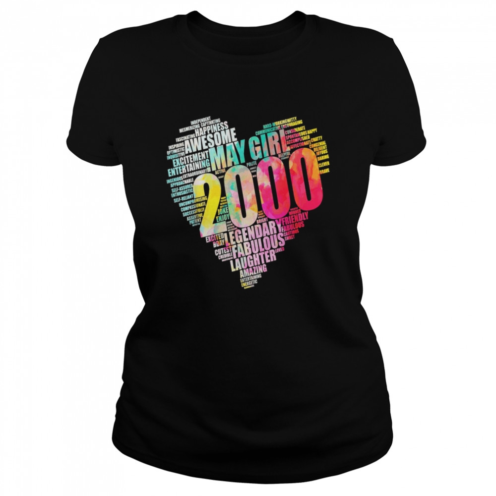 Fabulous May Girl 2000 Awesome Big Heart 22Nd Birthday 22 Shirt 1 » Cool Gifts for You - Mfamilygift Fabulous May Girl 2000 Awesome Big Heart 22Nd Birthday 22 Shirt 1