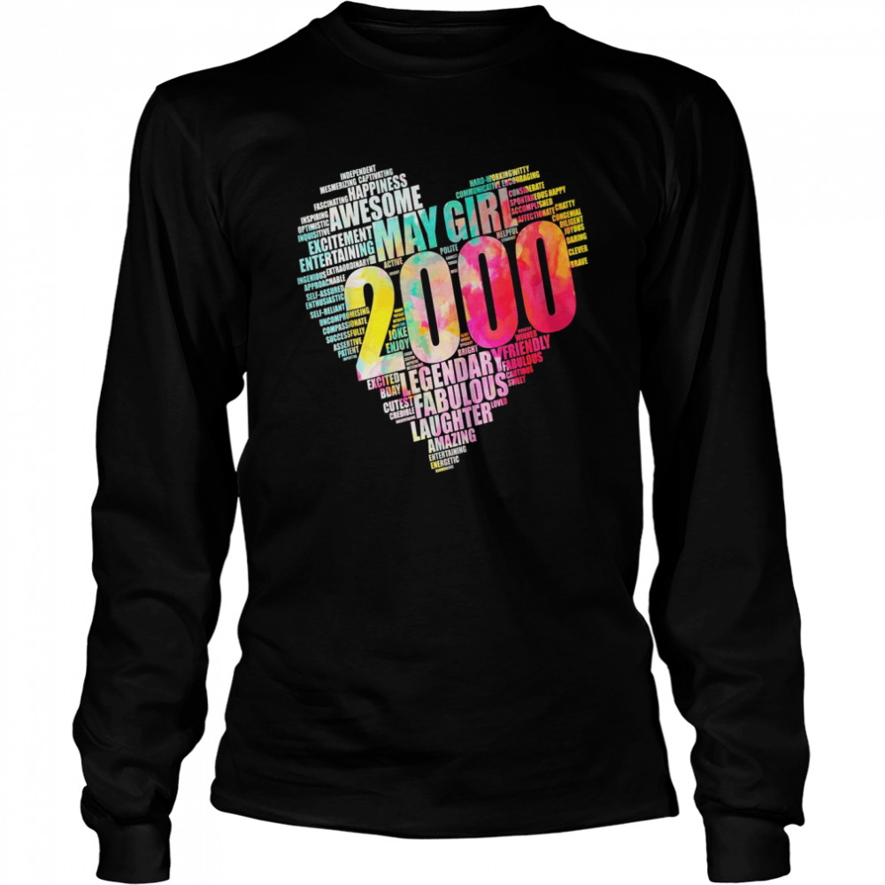 Fabulous May Girl 2000 Awesome Big Heart 22Nd Birthday 22 Shirt 2 » Cool Gifts for You - Mfamilygift Fabulous May Girl 2000 Awesome Big Heart 22Nd Birthday 22 Shirt 2