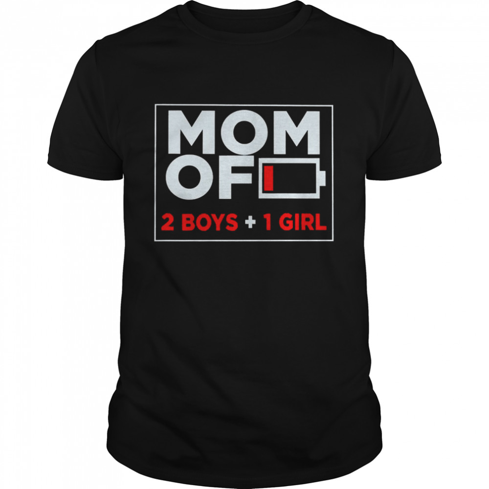 Family Lover Mom Of 2 Boys 1 Girl Shirt Family Lover Mom Of 2 Boys 1 Girl Shirt