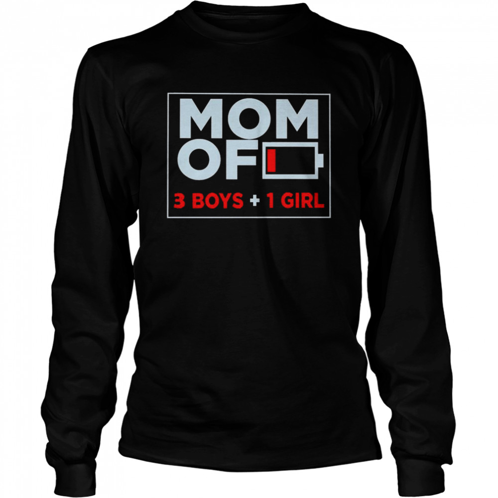 Family Lover Mom Of 3 Boys 1 Girl Shirt 2 » Cool Gifts for You - Mfamilygift Family Lover Mom Of 3 Boys 1 Girl Shirt 2