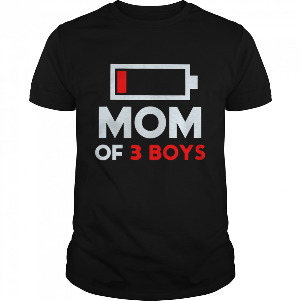 Family Lover Mom Of 3 Boys Shirt Family Lover Mom Of 3 Boys Shirt