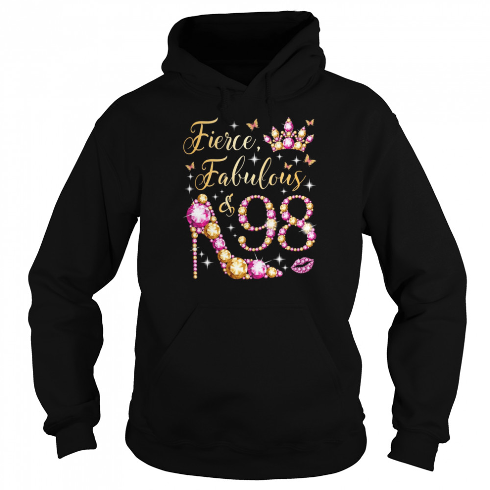 Fierce Fabulous & 98 Years Old 98Th Birthday Party Shirt 4 » Cool Gifts for You - Mfamilygift Fierce Fabulous & 98 Years Old 98Th Birthday Party Shirt 4