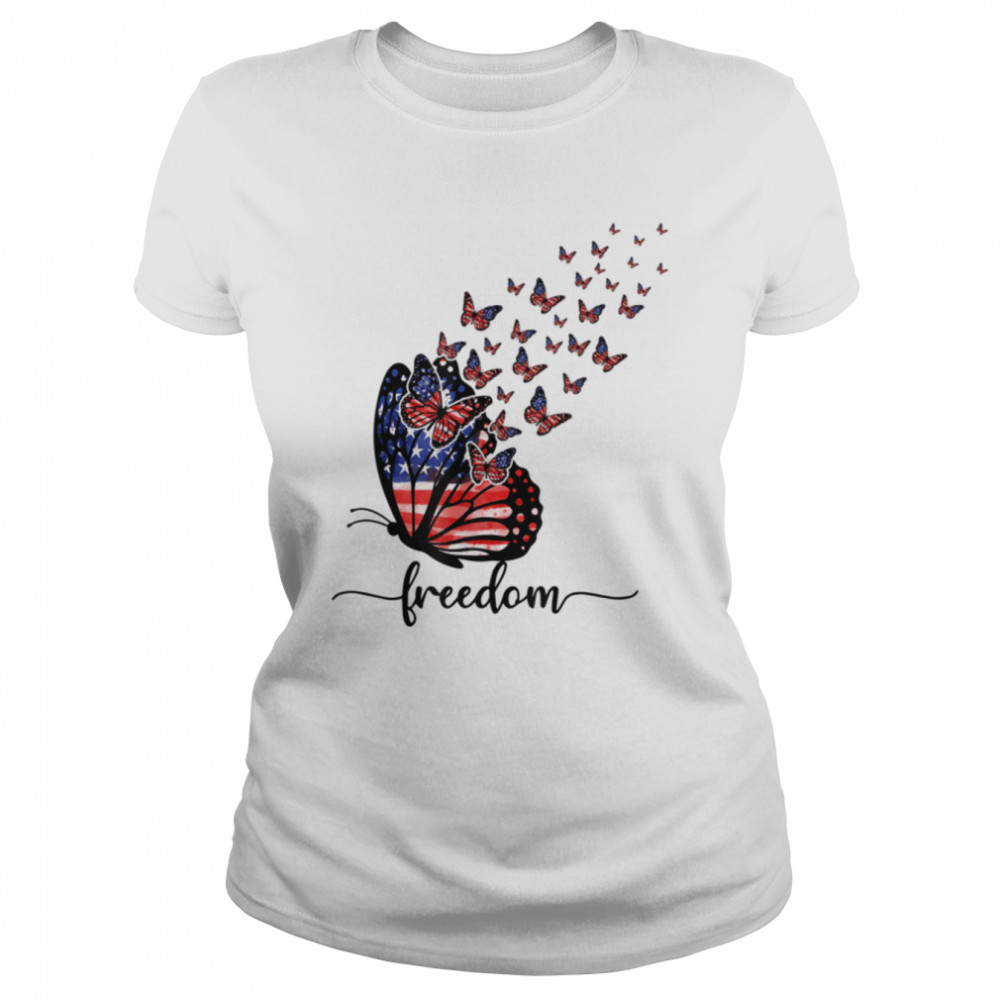 Freedom Butterfly Us American Flag Patriot 4Th Of July Girls T-Shirt B09zmzrdtq 1 » Cool Gifts for You - Mfamilygift Freedom Butterfly Us American Flag Patriot 4Th Of July Girls T-Shirt B09zmzrdtq 1