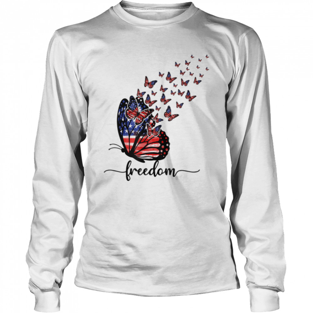 Freedom Butterfly Us American Flag Patriot 4Th Of July Girls T-Shirt B09zmzrdtq 2 » Cool Gifts for You - Mfamilygift Freedom Butterfly Us American Flag Patriot 4Th Of July Girls T-Shirt B09zmzrdtq 2