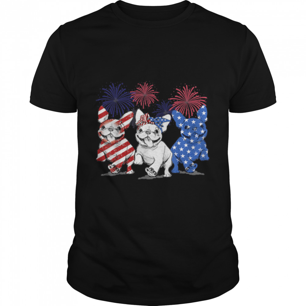French Bulldog American Flag Frenchie 4Th Of July Firework T-Shirt B09zng2c43 French Bulldog American Flag Frenchie 4Th Of July Firework T-Shirt B09zng2c43