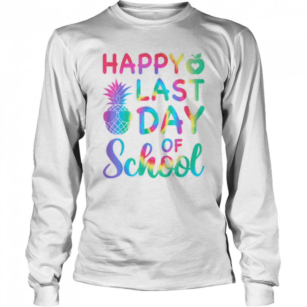 Happy Last Day Of School Tie Dye Cool Teacher Hello Summer T-Shirt B09zdnj63k 2 » Cool Gifts for You - Mfamilygift Happy Last Day Of School Tie Dye Cool Teacher Hello Summer T-Shirt B09zdnj63k 2