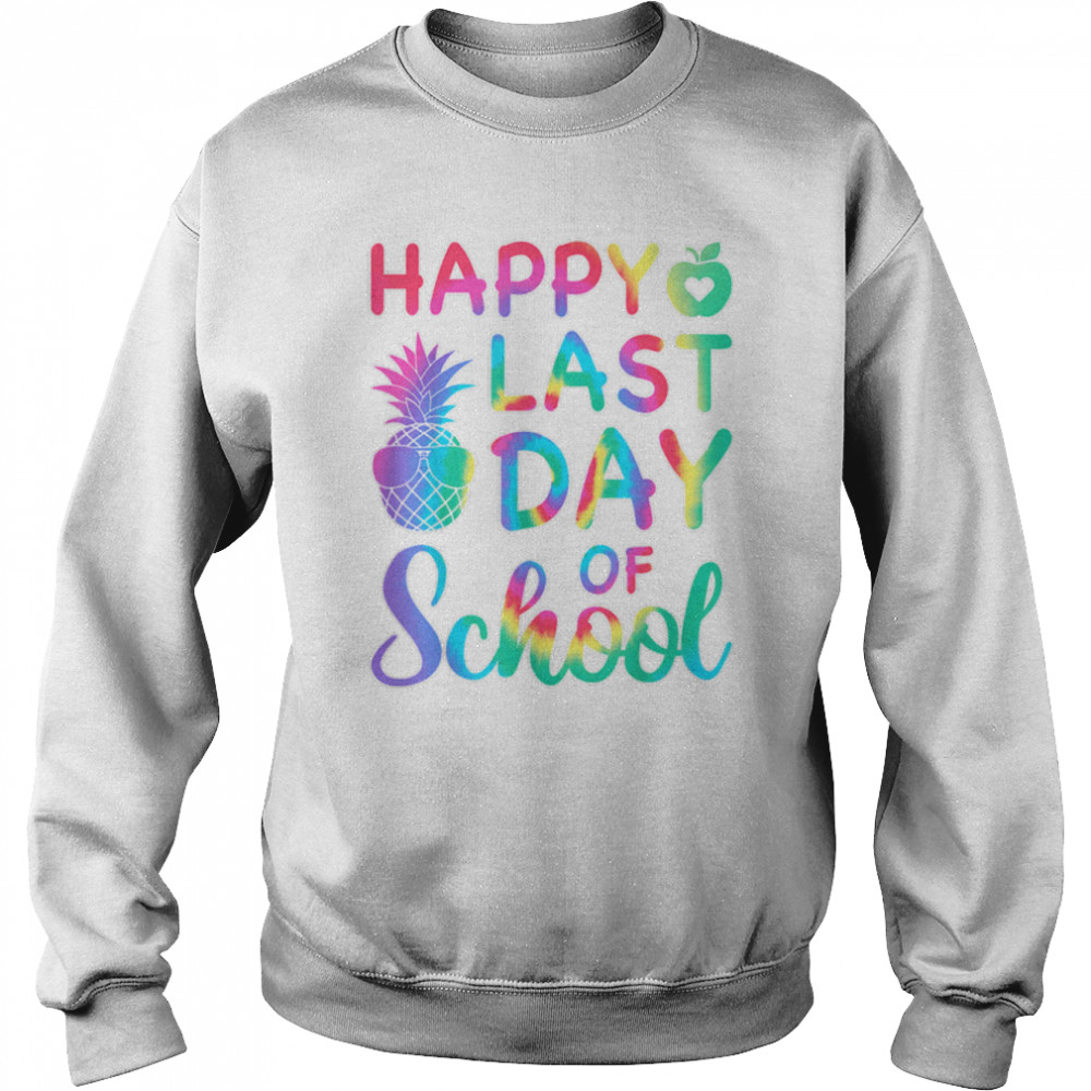 Happy Last Day Of School Tie Dye Cool Teacher Hello Summer T-Shirt B09zdnj63k 3 » Cool Gifts for You - Mfamilygift Happy Last Day Of School Tie Dye Cool Teacher Hello Summer T-Shirt B09zdnj63k 3