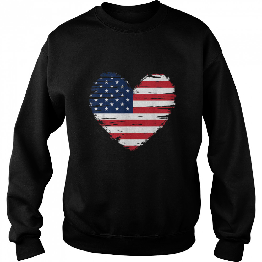 Heart American Patriotic Armed Forces Usa Flag Memorial Day T-Shirt B09zp36vmg 3 » Cool Gifts for You - Mfamilygift Heart American Patriotic Armed Forces Usa Flag Memorial Day T-Shirt B09zp36vmg 3