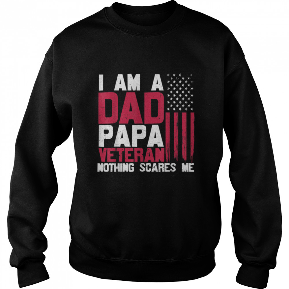 I Am A Dad Papa Veteran U.S. Flag Retired T-Shirt B09znst7j5 3 » Cool Gifts for You - Mfamilygift I Am A Dad Papa Veteran U.S. Flag Retired T-Shirt B09znst7j5 3