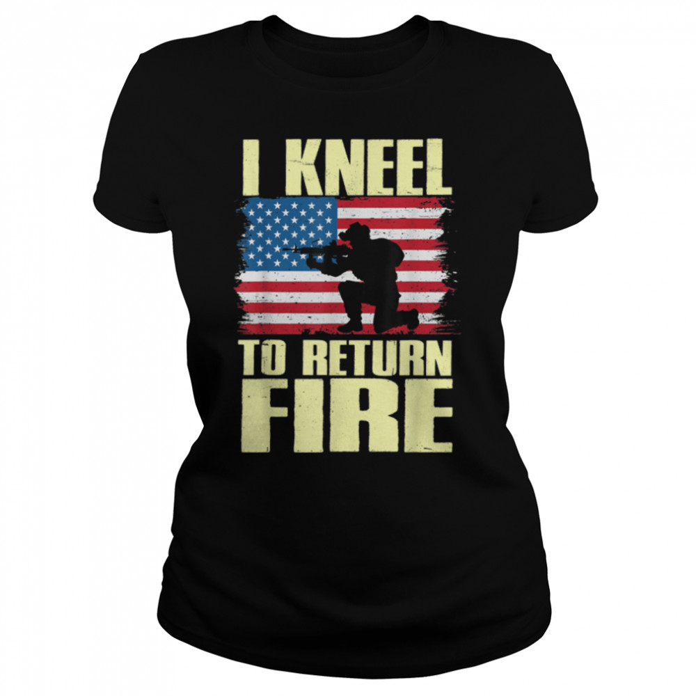 I Kneel To Return Fire U.S. Flag Soldier T-Shirt B09zp63p6g 1 » Cool Gifts for You - Mfamilygift I Kneel To Return Fire U.S. Flag Soldier T-Shirt B09zp63p6g 1