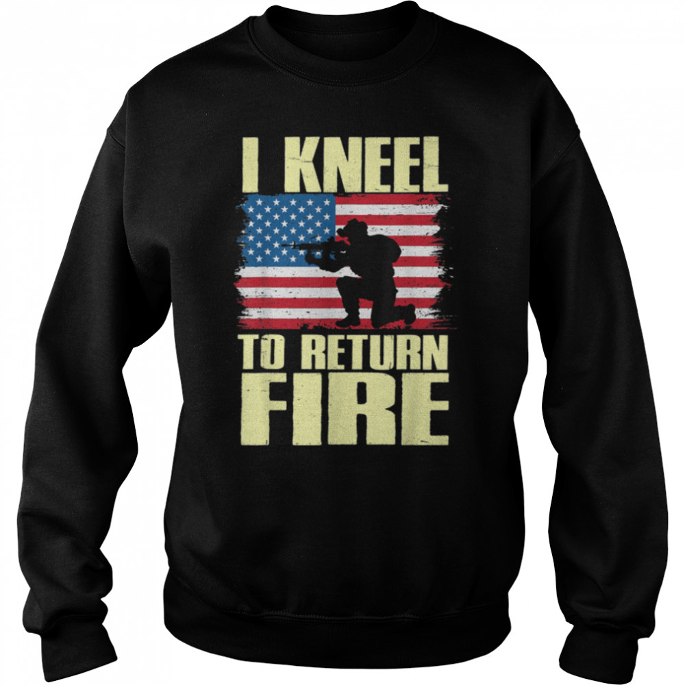I Kneel To Return Fire U.S. Flag Soldier T-Shirt B09zp63p6g 3 » Cool Gifts for You - Mfamilygift I Kneel To Return Fire U.S. Flag Soldier T-Shirt B09zp63p6g 3