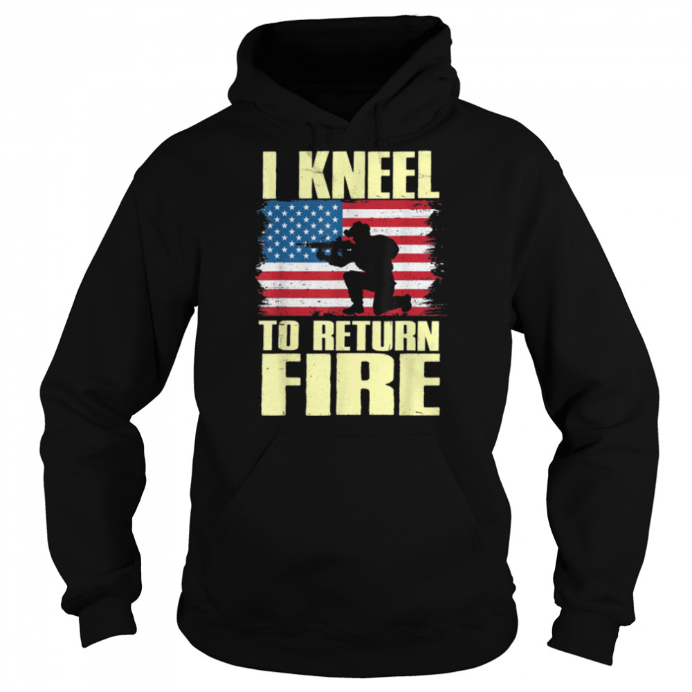 I Kneel To Return Fire U.S. Flag Soldier T-Shirt B09zp63p6g 4 » Cool Gifts for You - Mfamilygift I Kneel To Return Fire U.S. Flag Soldier T-Shirt B09zp63p6g 4