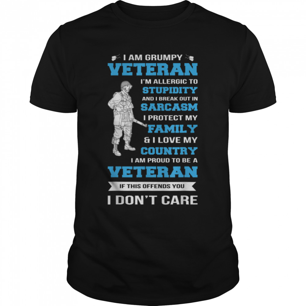 I’M A Grumpy Veteran Soldier Combat U.S. T-Shirt B09znzrd6x I’M A Grumpy Veteran Soldier Combat U.S. T-Shirt B09znzrd6x