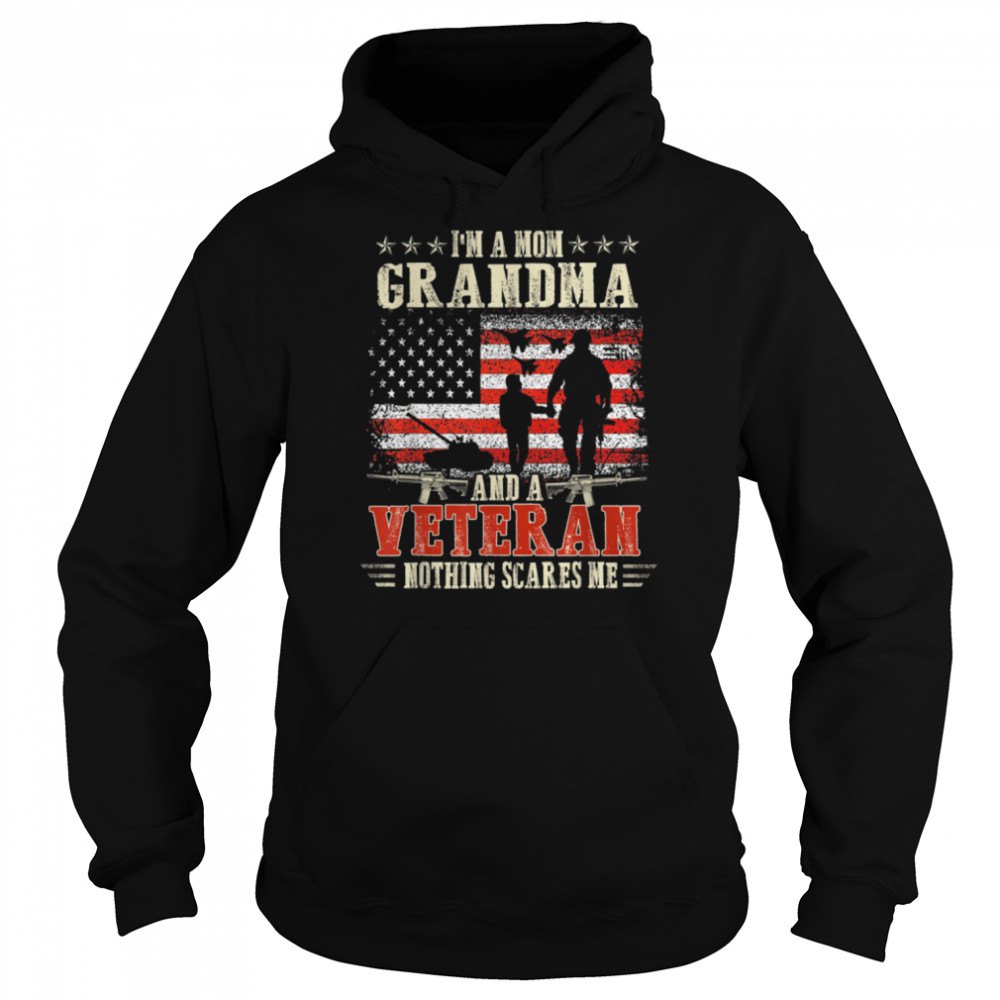 I’M A Mom Grandma And A Veteran Nothing Scares Me T-Shirt B09zdwljwp 4 » Cool Gifts for You - Mfamilygift I’M A Mom Grandma And A Veteran Nothing Scares Me T-Shirt B09zdwljwp 4