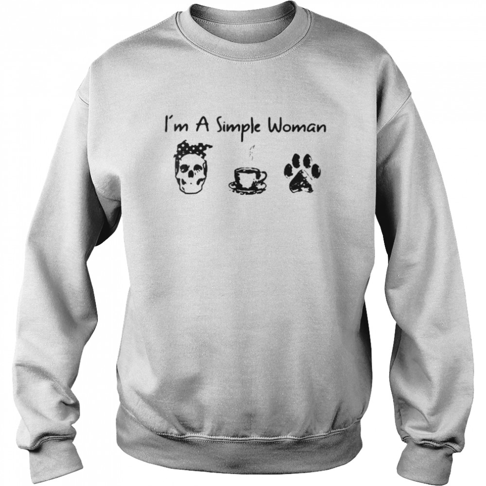 I’M A Simple Woman Skull Dog Coffee Lover Skull Lady Mom Shirt 3 » Cool Gifts for You - Mfamilygift I’M A Simple Woman Skull Dog Coffee Lover Skull Lady Mom Shirt 3