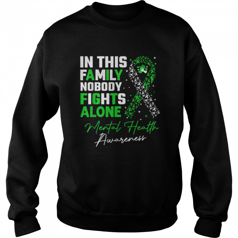 In This Family Nobody Fights Alone Mental Health Awareness T-Shirt B09zktnb1c 3 » Cool Gifts for You - Mfamilygift In This Family Nobody Fights Alone Mental Health Awareness T-Shirt B09zktnb1c 3