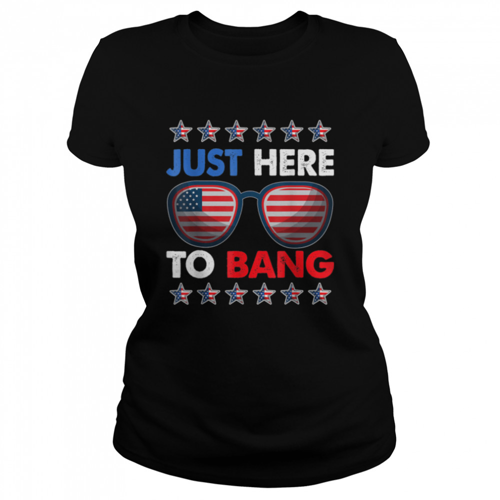 Just Here To Bang Funny 4Th Of July Usa Sunglasses T-Shirt B09znylvpt 1 » Cool Gifts for You - Mfamilygift Just Here To Bang Funny 4Th Of July Usa Sunglasses T-Shirt B09znylvpt 1