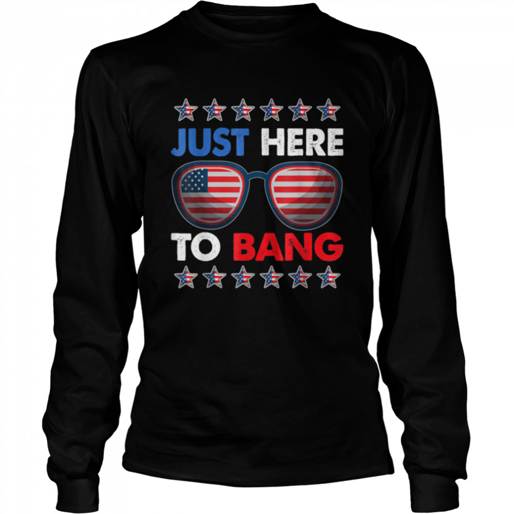 Just Here To Bang Funny 4Th Of July Usa Sunglasses T-Shirt B09znylvpt 2 » Cool Gifts for You - Mfamilygift Just Here To Bang Funny 4Th Of July Usa Sunglasses T-Shirt B09znylvpt 2
