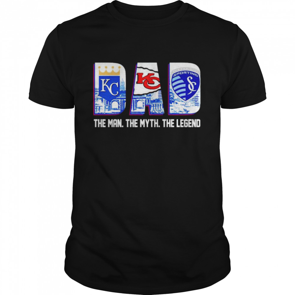 Kansas City Dad The Man The Myth The Legend Shirt