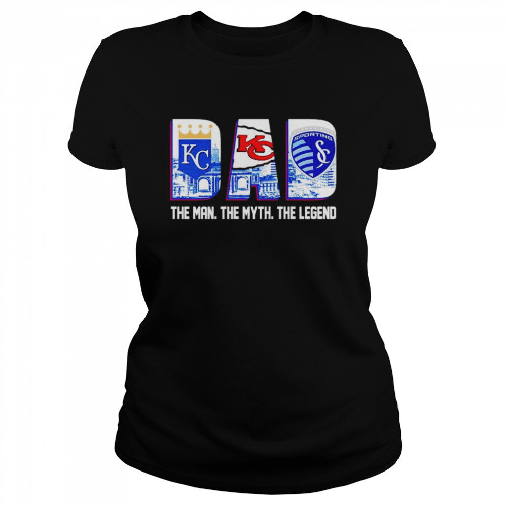 Kansas City Dad The Man The Myth The Legend Shirt 1 » Cool Gifts for You - Mfamilygift Kansas City Dad The Man The Myth The Legend Shirt 1